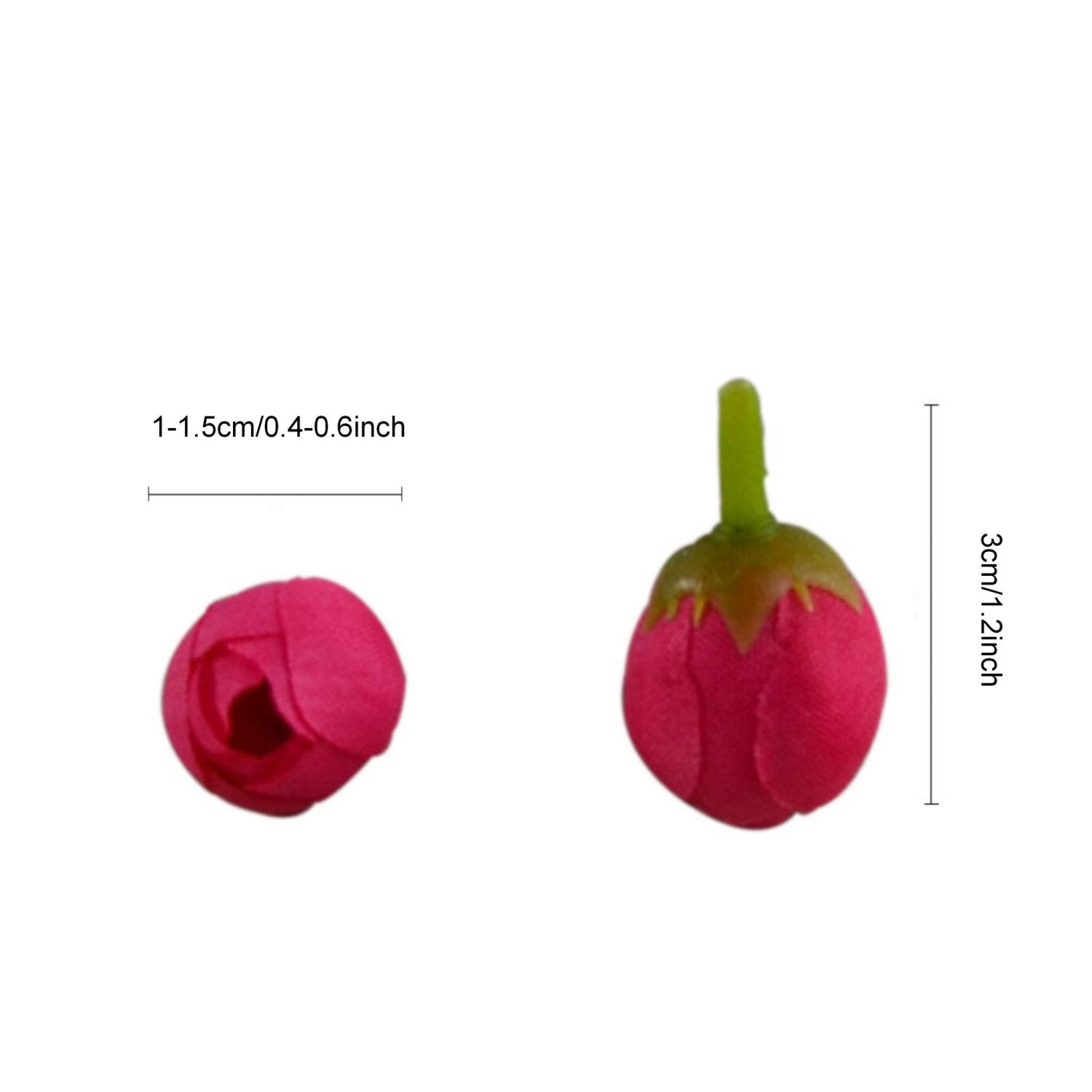 Bulk Mini Rose Buds Silk Flowers - VANRINA