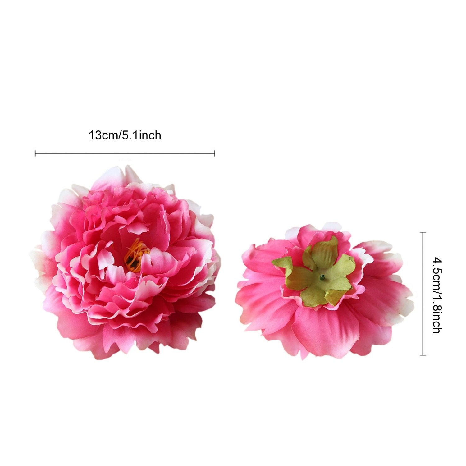 Bulk Peonies Silk Flowers for Cake Toppers Flower Wall DIY - VANRINA