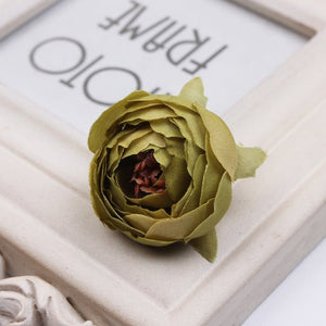 Bulk Silk Flowers Small Peony Flower Heads 300pcs - VANRINA
