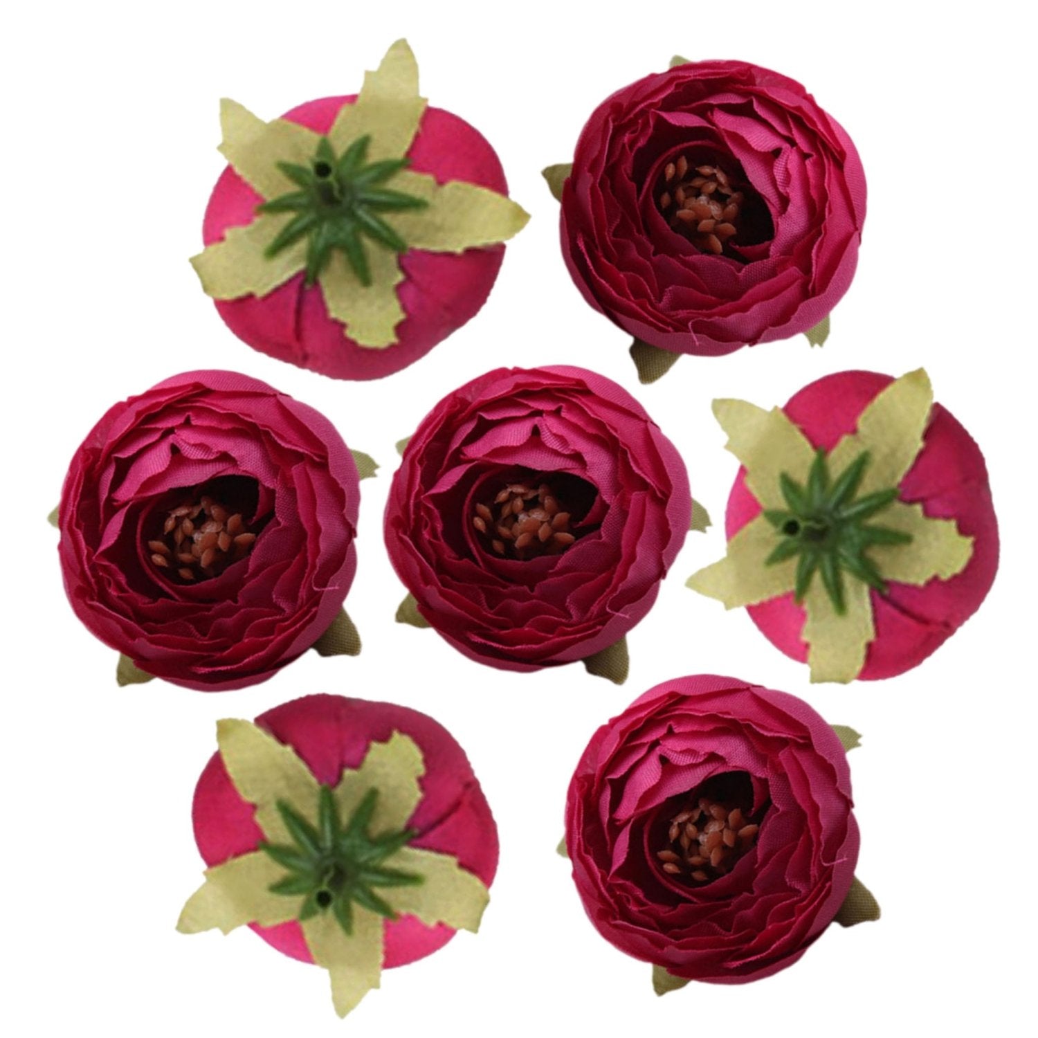 Bulk Silk Flowers Small Peony Flower Heads 300pcs - VANRINA