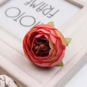 Bulk Silk Flowers Small Peony Flower Heads 300pcs - VANRINA