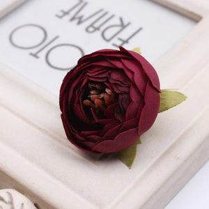 Bulk Silk Flowers Small Peony Flower Heads 300pcs - VANRINA