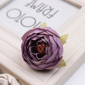 Bulk Silk Flowers Small Peony Flower Heads 300pcs - VANRINA