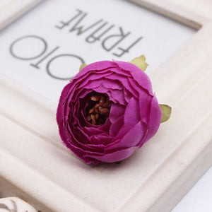 Bulk Silk Flowers Small Peony Flower Heads 300pcs - VANRINA
