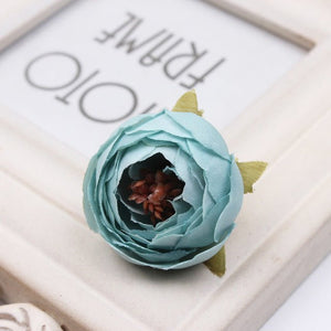 Bulk Silk Flowers Small Peony Flower Heads 300pcs - VANRINA
