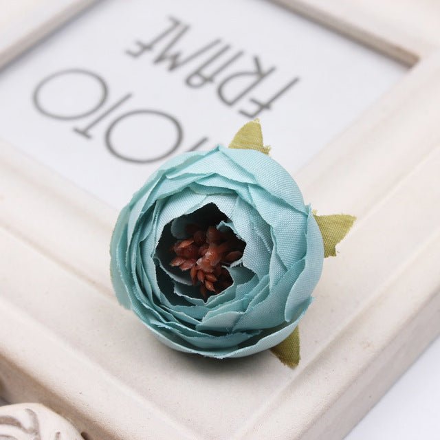 Bulk Silk Flowers Small Peony Flower Heads 300pcs - VANRINA
