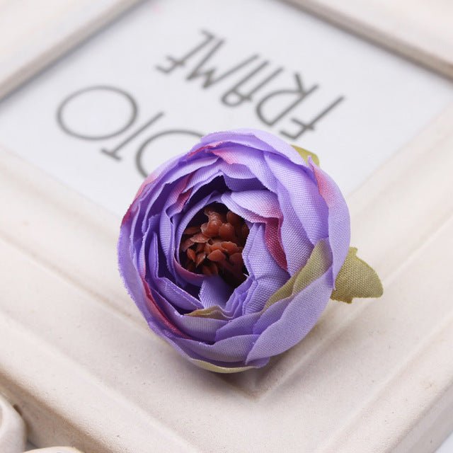 Bulk Silk Flowers Small Peony Flower Heads 300pcs - VANRINA