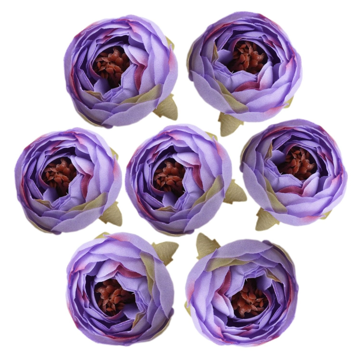 Bulk Silk Flowers Small Peony Flower Heads 300pcs - VANRINA