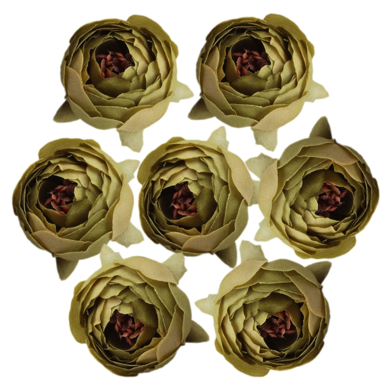 Bulk Silk Flowers Small Peony Flower Heads 300pcs - VANRINA