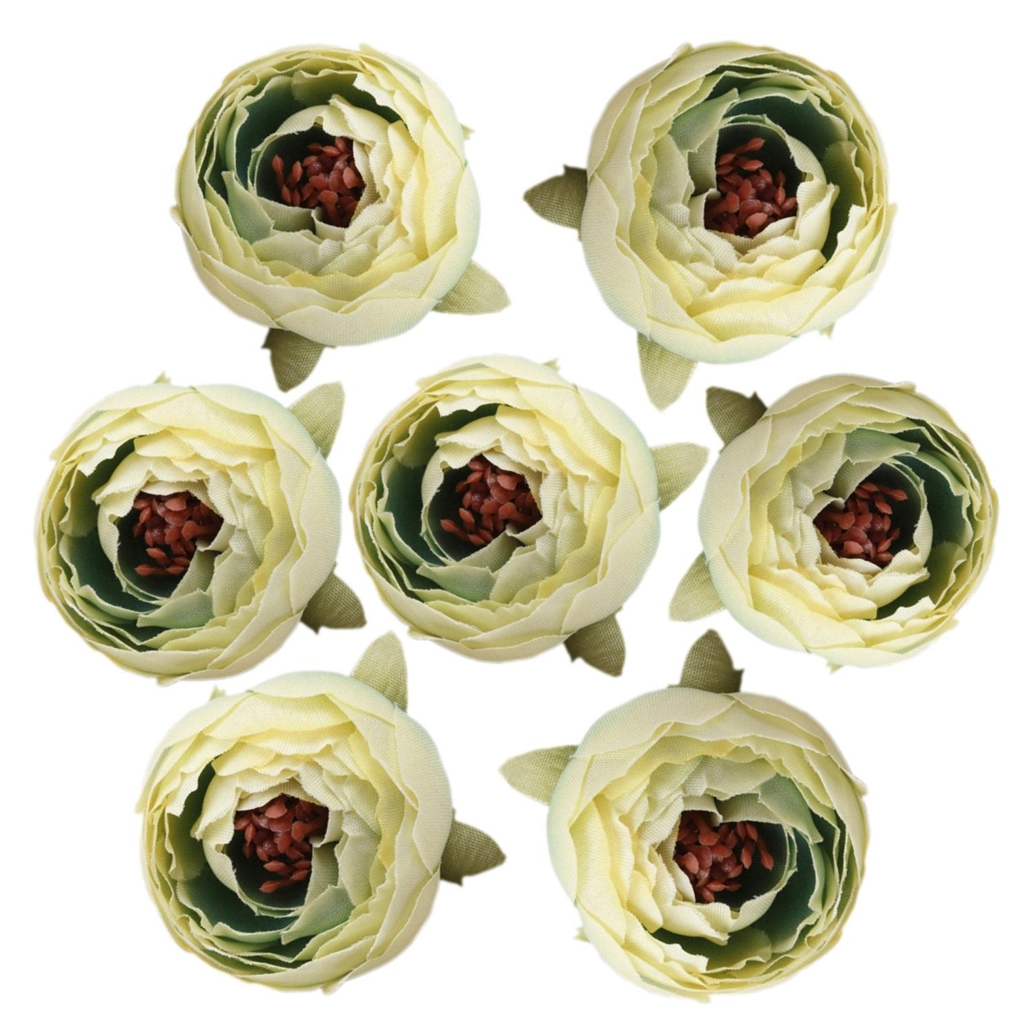 Bulk Silk Flowers Small Peony Flower Heads 300pcs - VANRINA