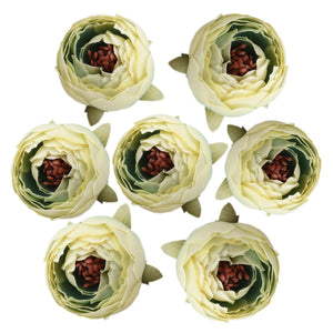 Bulk Silk Flowers Small Peony Flower Heads 300pcs - VANRINA