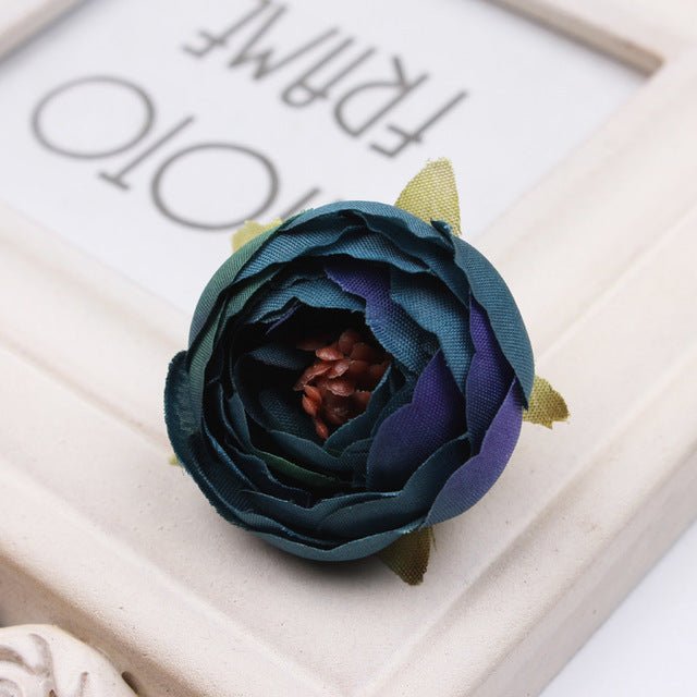 Bulk Silk Flowers Small Peony Flower Heads 300pcs - VANRINA