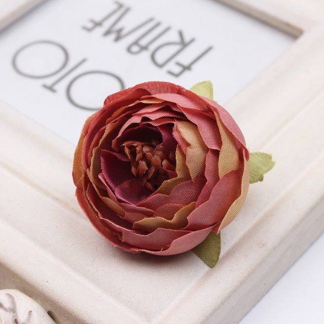 Bulk Silk Flowers Small Peony Flower Heads 300pcs - VANRINA