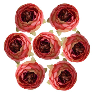 Bulk Silk Flowers Small Peony Flower Heads 300pcs - VANRINA