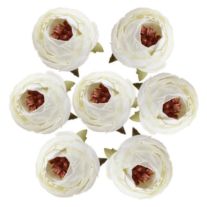 Bulk Silk Flowers Small Peony Flower Heads 300pcs - VANRINA