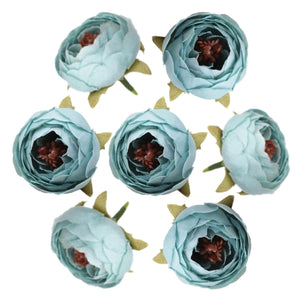 Bulk Silk Flowers Small Peony Flower Heads 300pcs - VANRINA