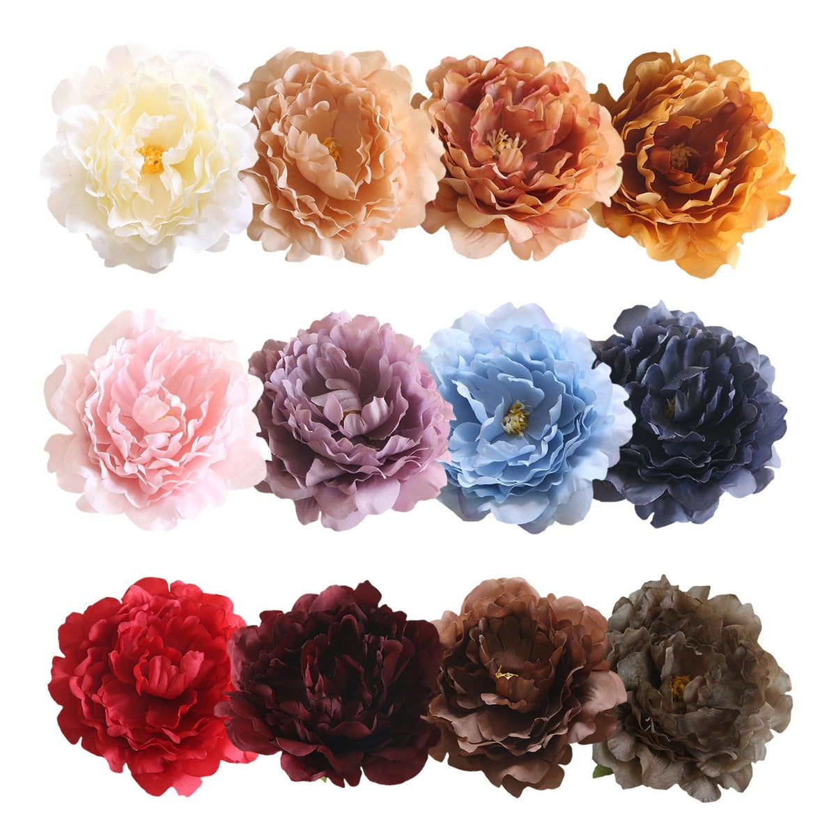 Bulk Silk Peony Flowers for Flower Wall DIY - VANRINA