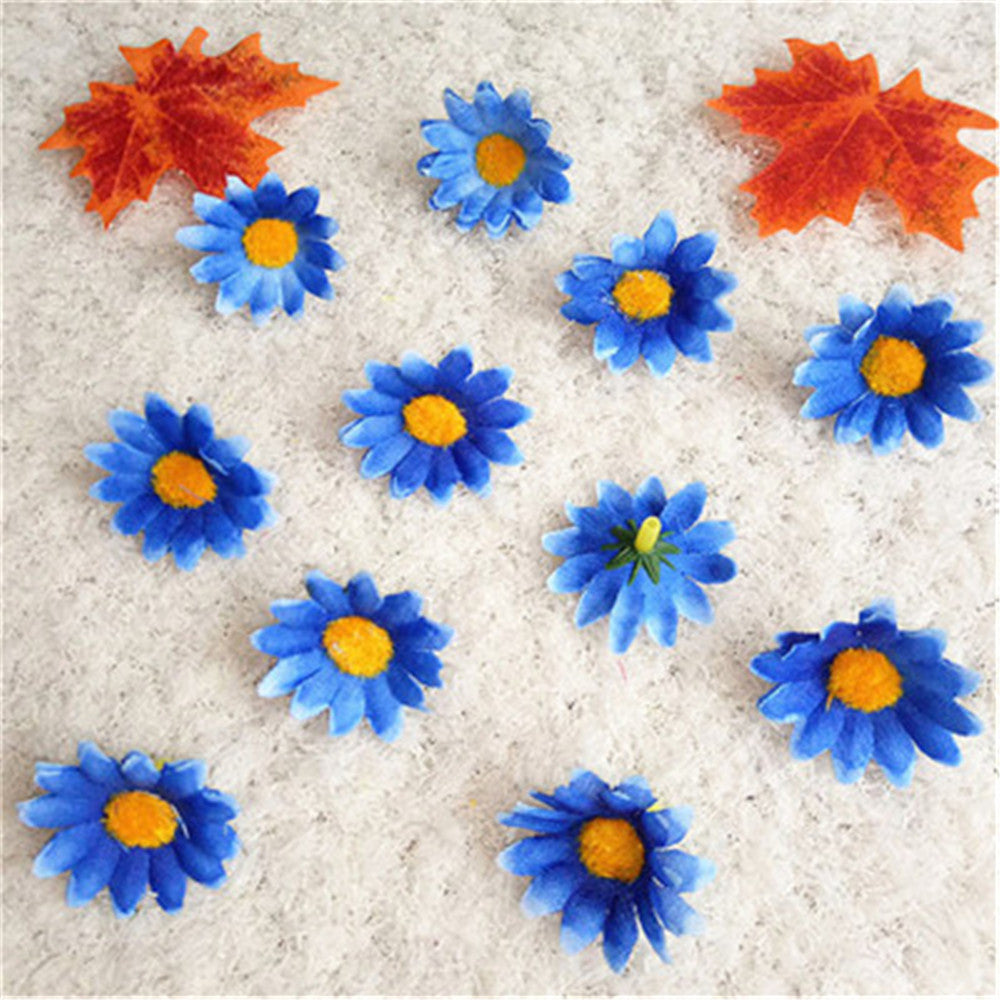 Silk Gerbera Daisy Mini Flowers 100pcs