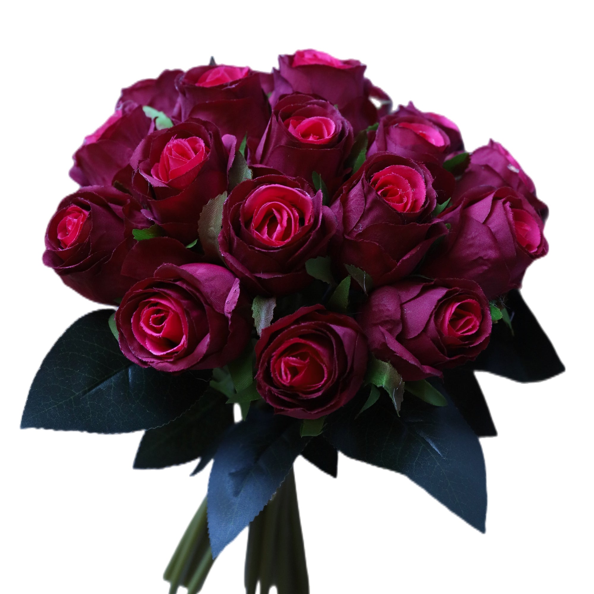 Artificial Silk Rose Buds Bouquet