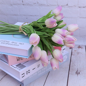 Fake Tulips Bouquet Real Touch Tulips - VANRINA