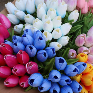 Fake Tulips Bouquet Real Touch Tulips - VANRINA