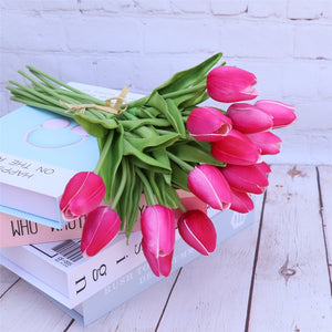 Fake Tulips Bouquet Real Touch Tulips - VANRINA