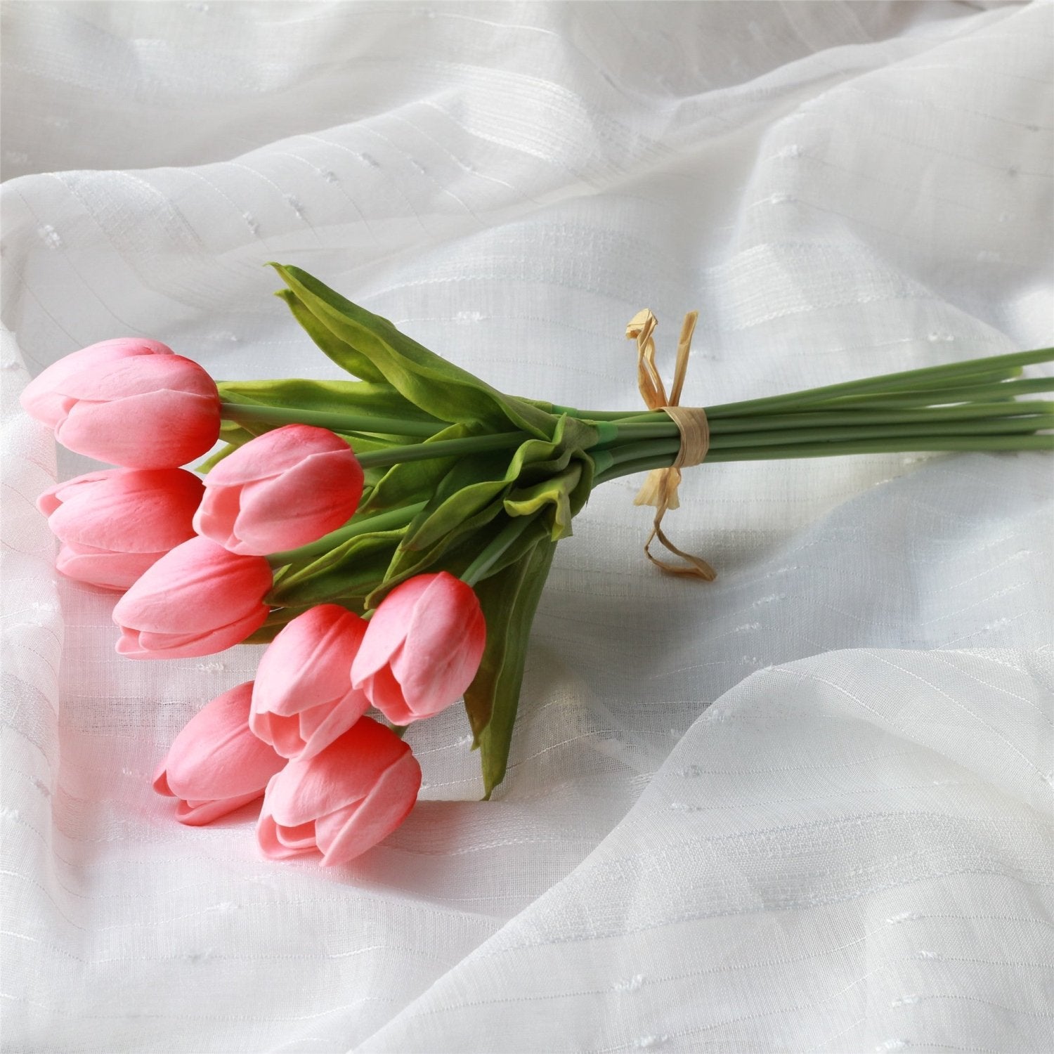 Fake Tulips Bouquet Real Touch Tulips - VANRINA