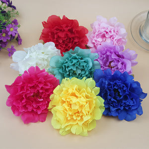 Silk Peony Flowers 12cm Artificial Peonies Heads 100 For Wedding Arrangement Womens Hat Flowers Wholesale Silk Flowers CJ-12CMMD