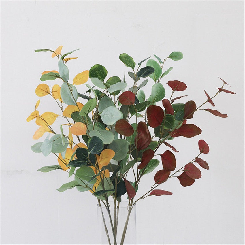 Artificial Eucalyptus Green Leaves For Bridal Bouquet Wedding Table Centerpieces Arrangement Wedding Arch Decor 10 Stems DIY Material LGF-01