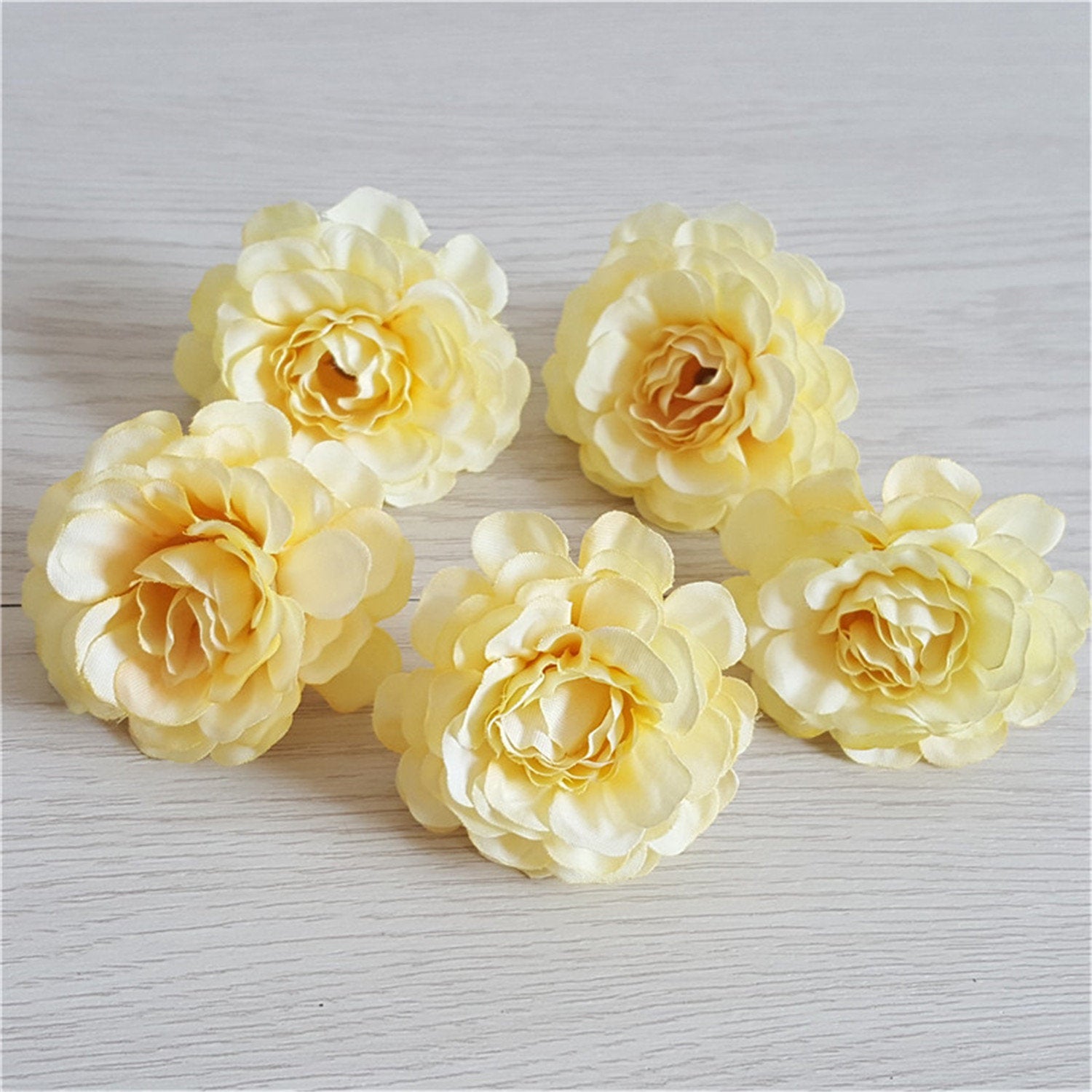 Wholesale Silk Flowers Begonia Artificial Flowers Heads 5cm Fake Azalea For Flower Wall Backdrop Kissing Balls 100 Flowers