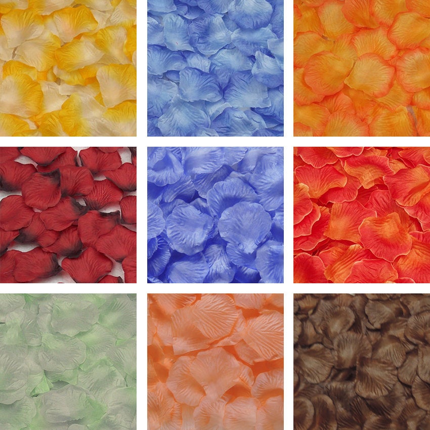 Wholesale Flower Petals Fake Rose Petals Multi Colors 1000pcs