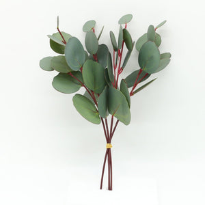 Silver Dollar Eucalyptus Real Touch Leaves Eucalyptus For Wedding Table Centerpieces Bridal Bouquet Filler Wedding Leaves