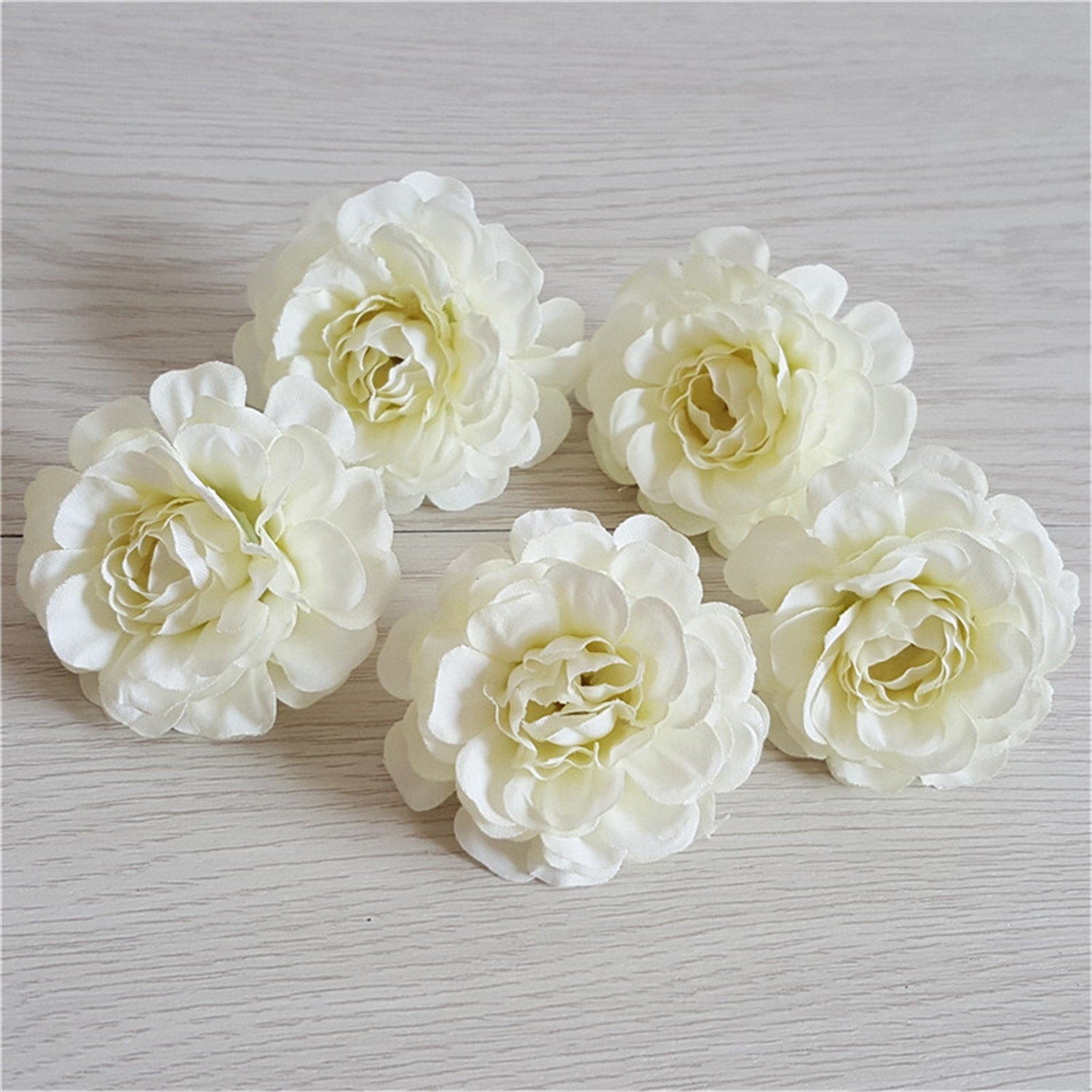 Wholesale Silk Flowers Begonia Artificial Flowers Heads 5cm Fake Azalea For Flower Wall Backdrop Kissing Balls 100 Flowers