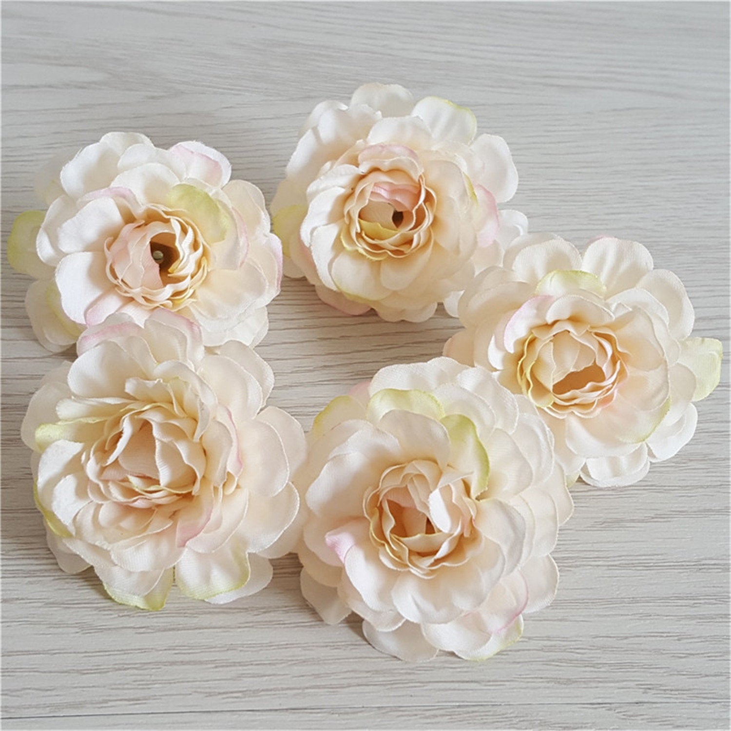 Wholesale Silk Flowers Begonia Artificial Flowers Heads 5cm Fake Azalea For Flower Wall Backdrop Kissing Balls 100 Flowers