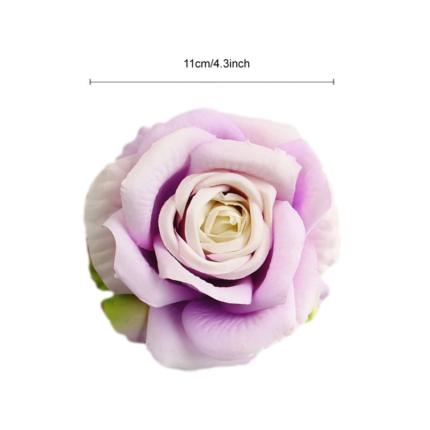 Large Silk Roses Bulk Artificial Flower Heads - VANRINA