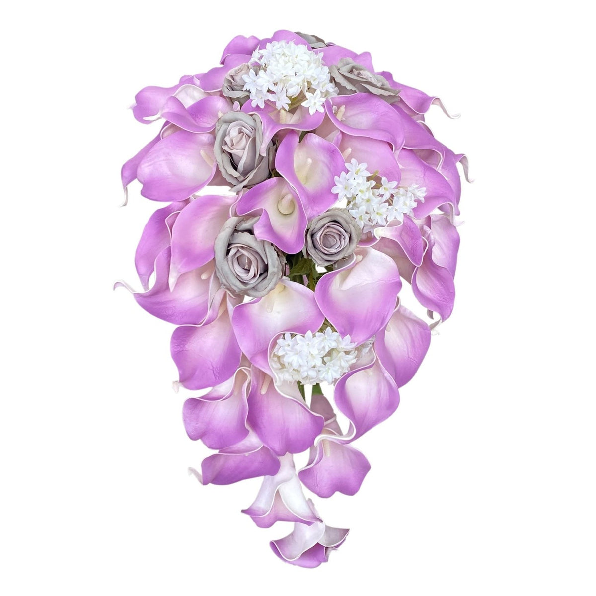 Lavender Bridal Bouquet Calla Lily Bouquet - VANRINA