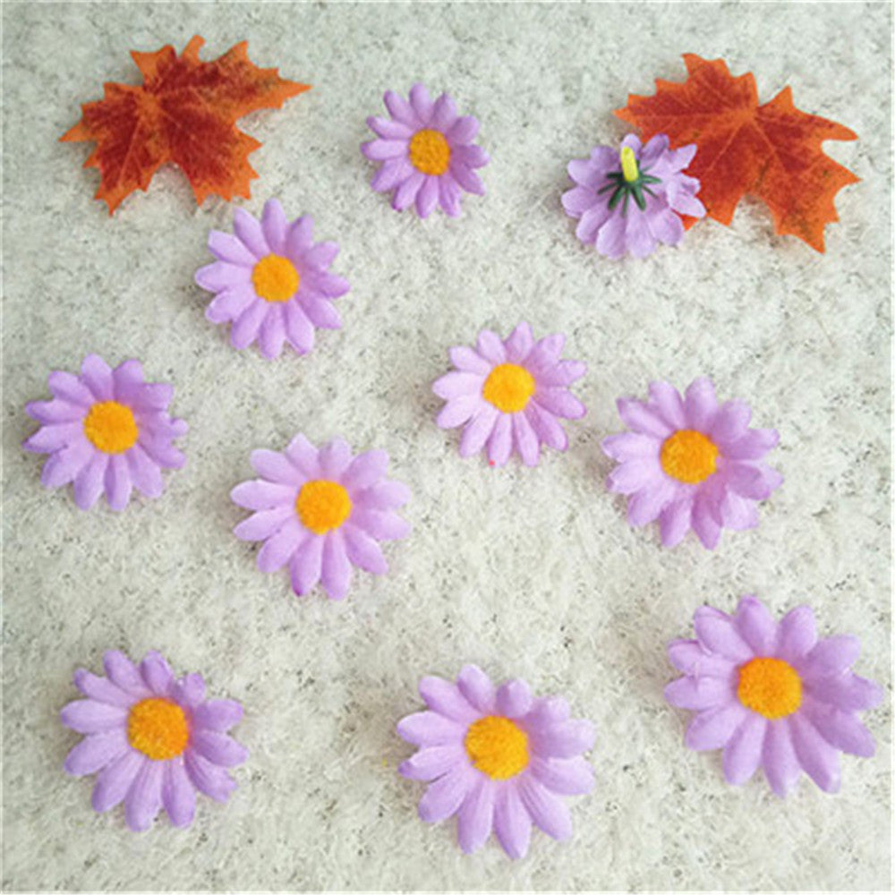 Silk Gerbera Daisy Mini Flowers 100pcs