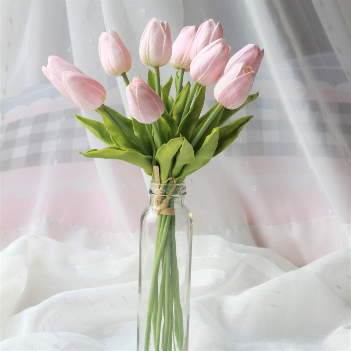 light pink tulips