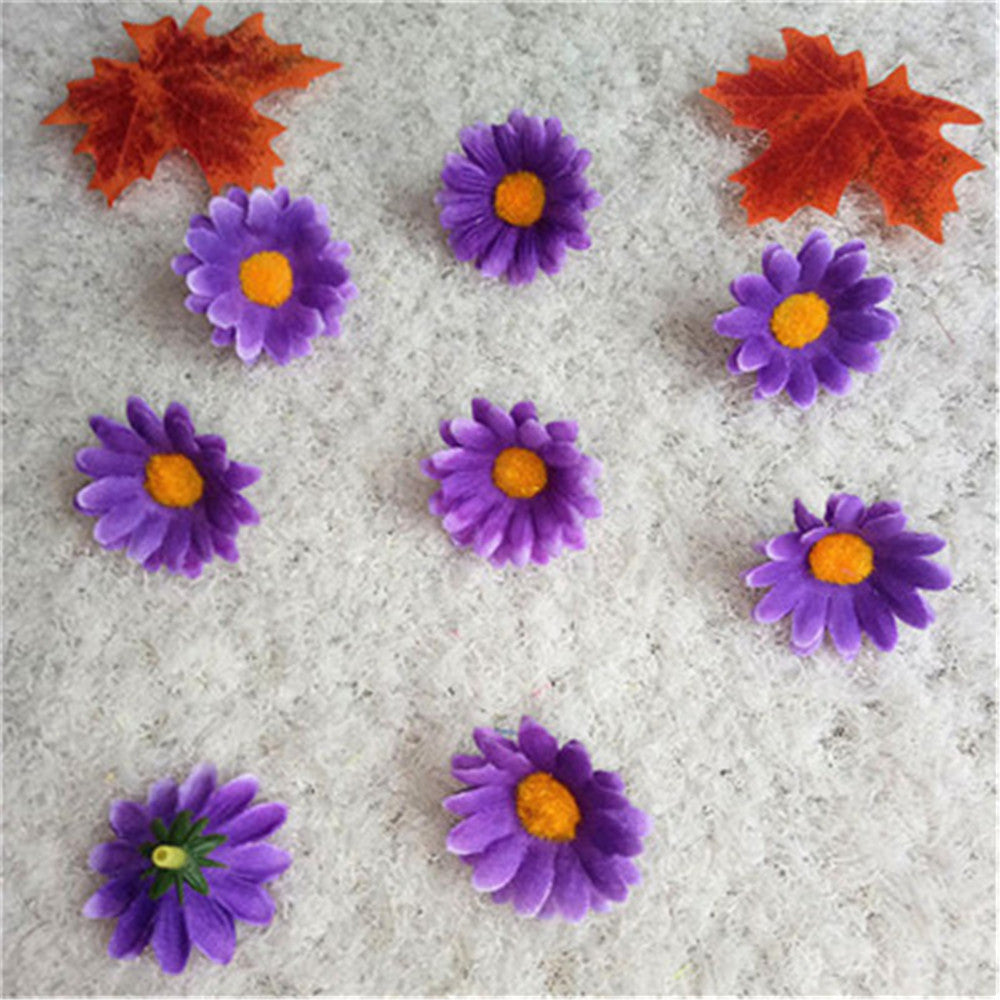 Silk Gerbera Daisy Mini Flowers 100pcs