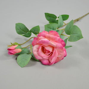 Realistic Spray Roses Artificial Flowers 26" - VANRINA