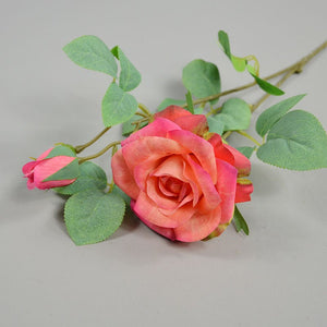 Realistic Spray Roses Artificial Flowers 26" - VANRINA