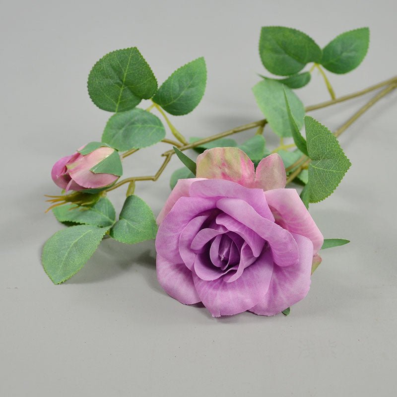 Realistic Spray Roses Artificial Flowers 26" - VANRINA