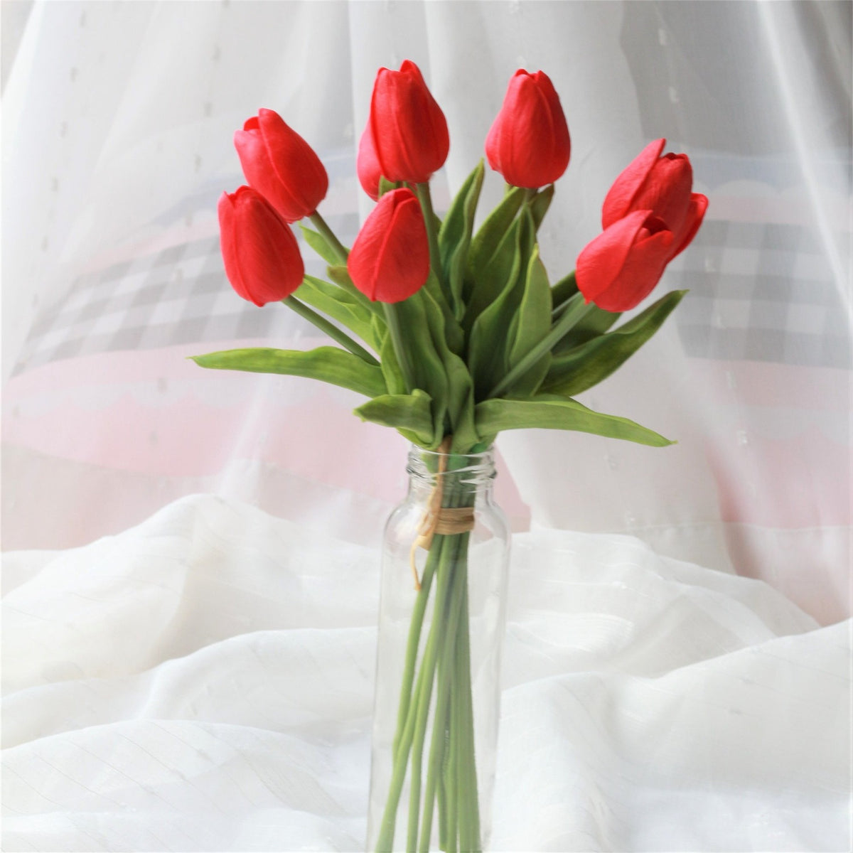 red tulip flowers