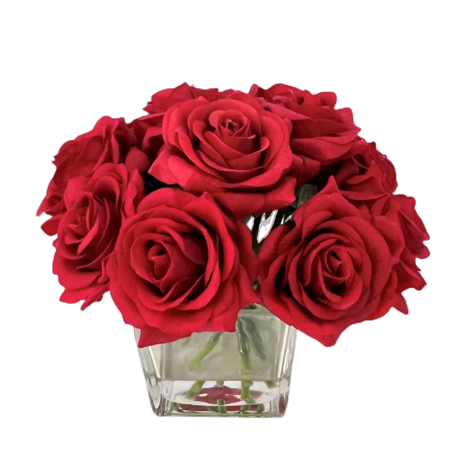 Real Touch Red Rose Flower Arrangement