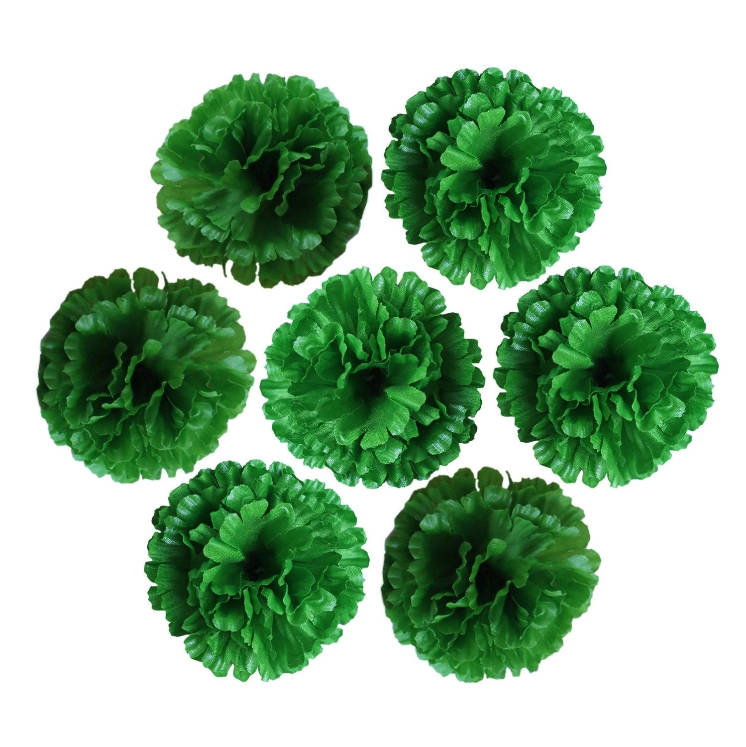 Silk Carnation Flowers Wholesale Bulk Fake Flower Heads 100 pcs - VANRINA