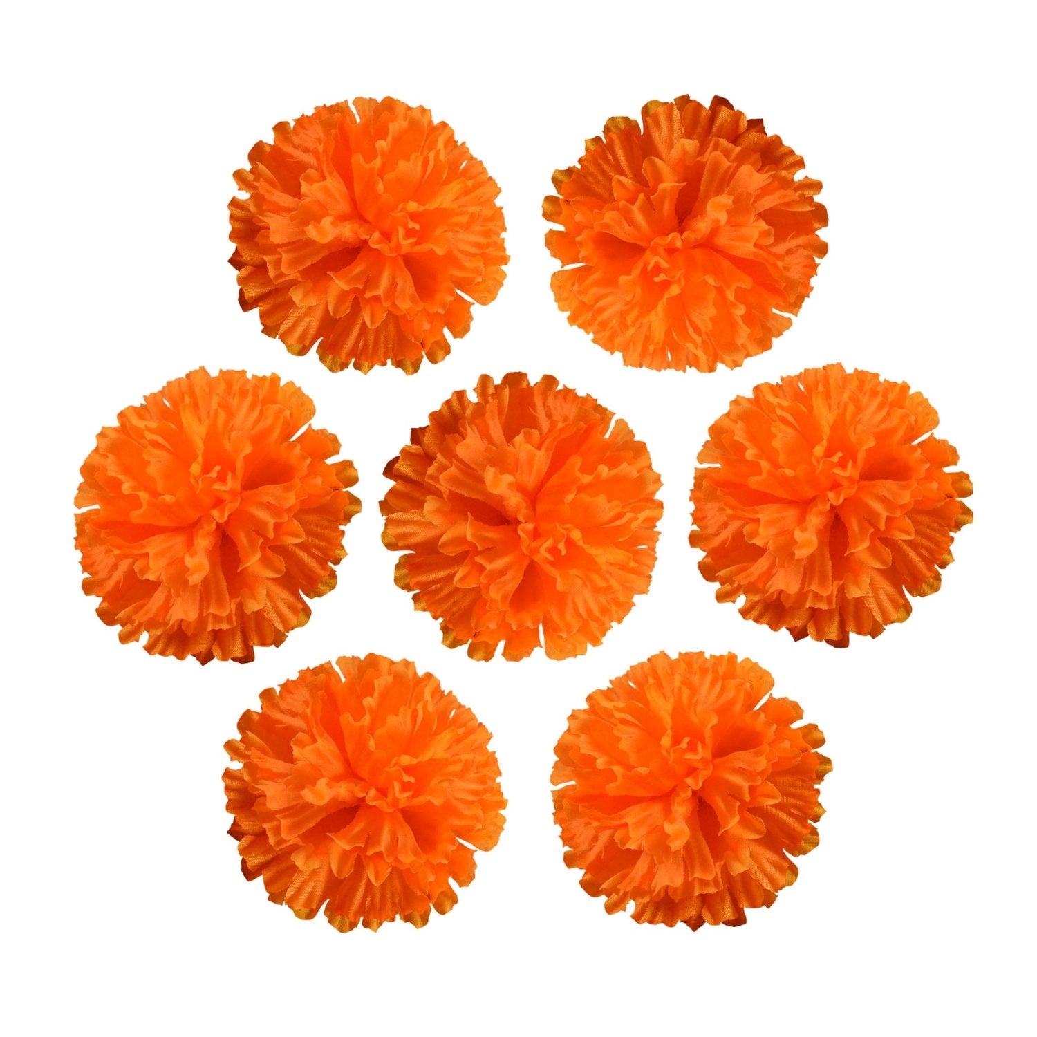 Silk Carnation Flowers Wholesale Bulk Fake Flower Heads 100 pcs - VANRINA