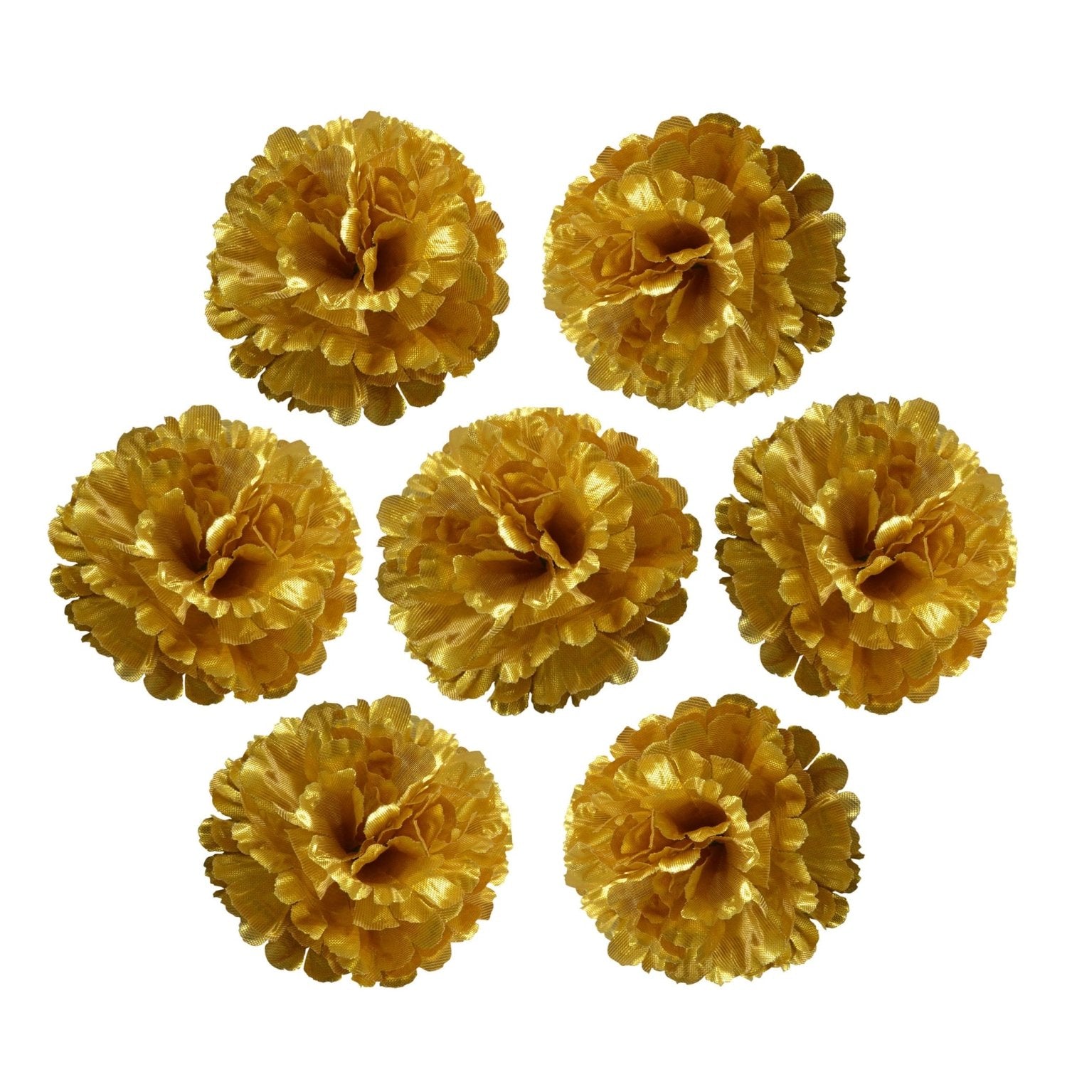 Silk Carnation Flowers Wholesale Bulk Fake Flower Heads 100 pcs - VANRINA