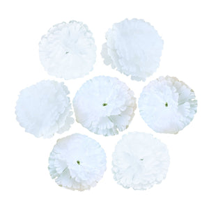 Silk Carnation Flowers Wholesale Bulk Fake Flower Heads 100 pcs - VANRINA