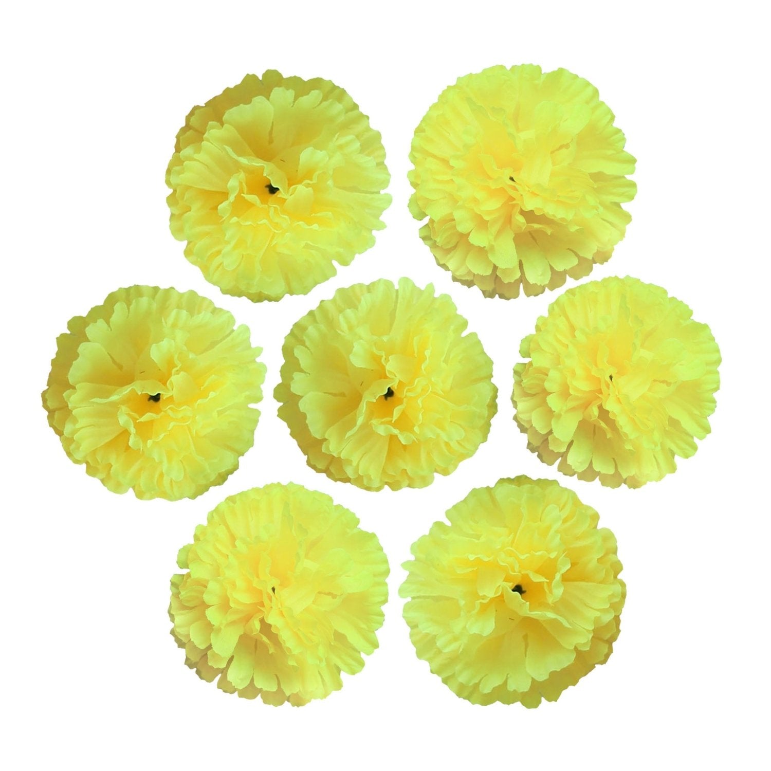 Silk Carnation Flowers Wholesale Bulk Fake Flower Heads 100 pcs - VANRINA