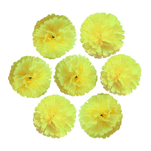 Silk Carnation Flowers Wholesale Bulk Fake Flower Heads 100 pcs - VANRINA